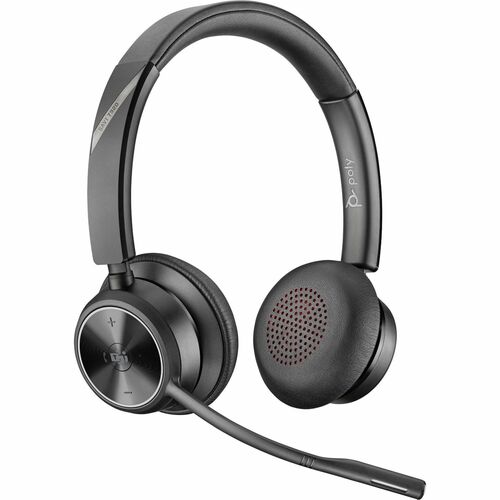 Poly Ultra-secure Wireless Dect Headset System - Microsoft Teams Certification - Stereo - Wireless - DECT 6.0 - 590 ft - 20 Hz - 20 kHz - Over-the-head - Binaural - Ear-cup - Noise Cancelling MicrophoneTAA Compliant Plantronics/ Poly