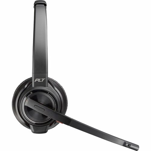 Poly Savi 8220 UC DECT USB-A Headset - Stereo - True Wireless - Bluetooth/DECT - 450 ft - 20 Hz - 20 kHz - On-ear - Binaural - Open - Omni-directional, Noise Cancelling Microphone - Noise Canceling - Black Plantronics/ Poly
