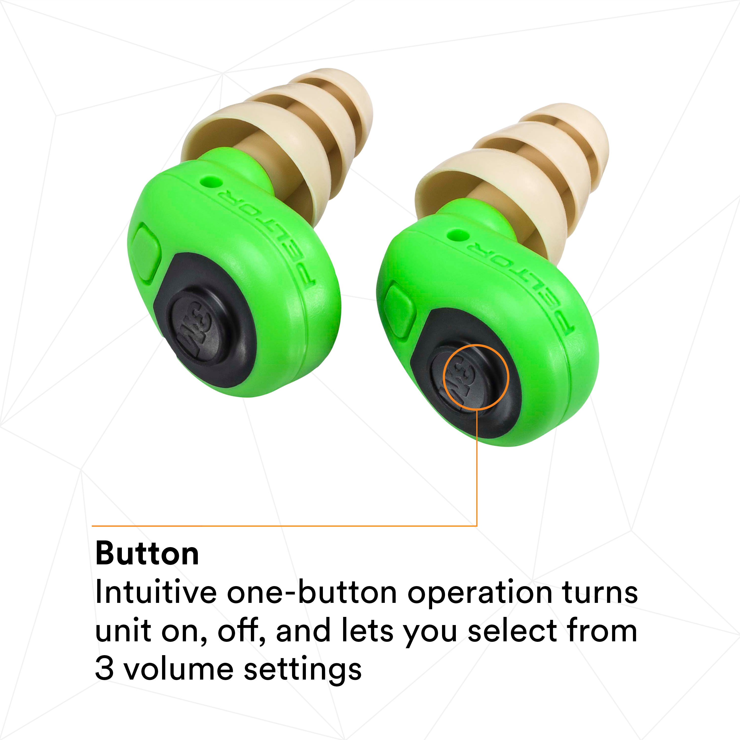 3M PELTOR Electronic Earplug, EEP-100 3M