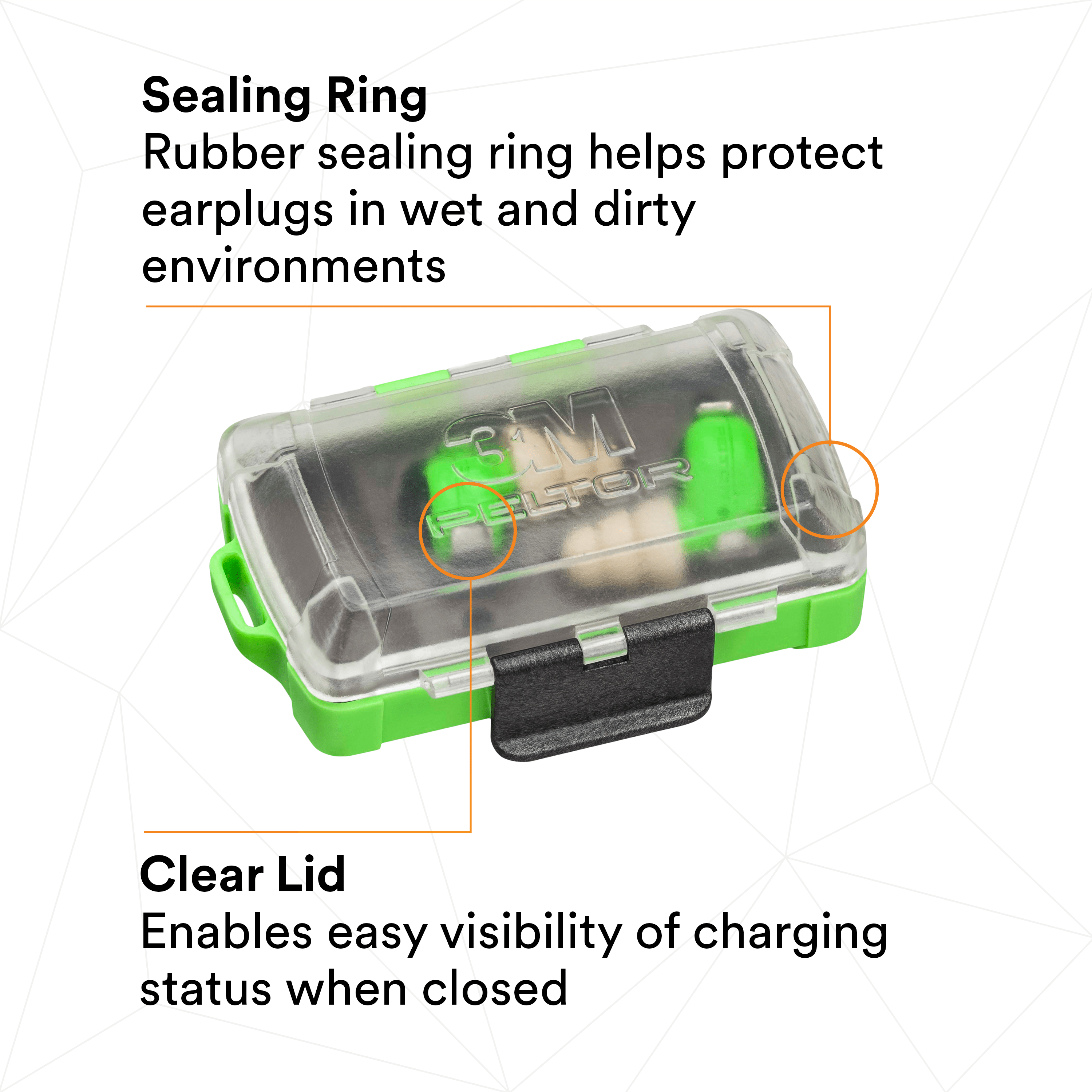 3M PELTOR Electronic Earplug, EEP-100 3M