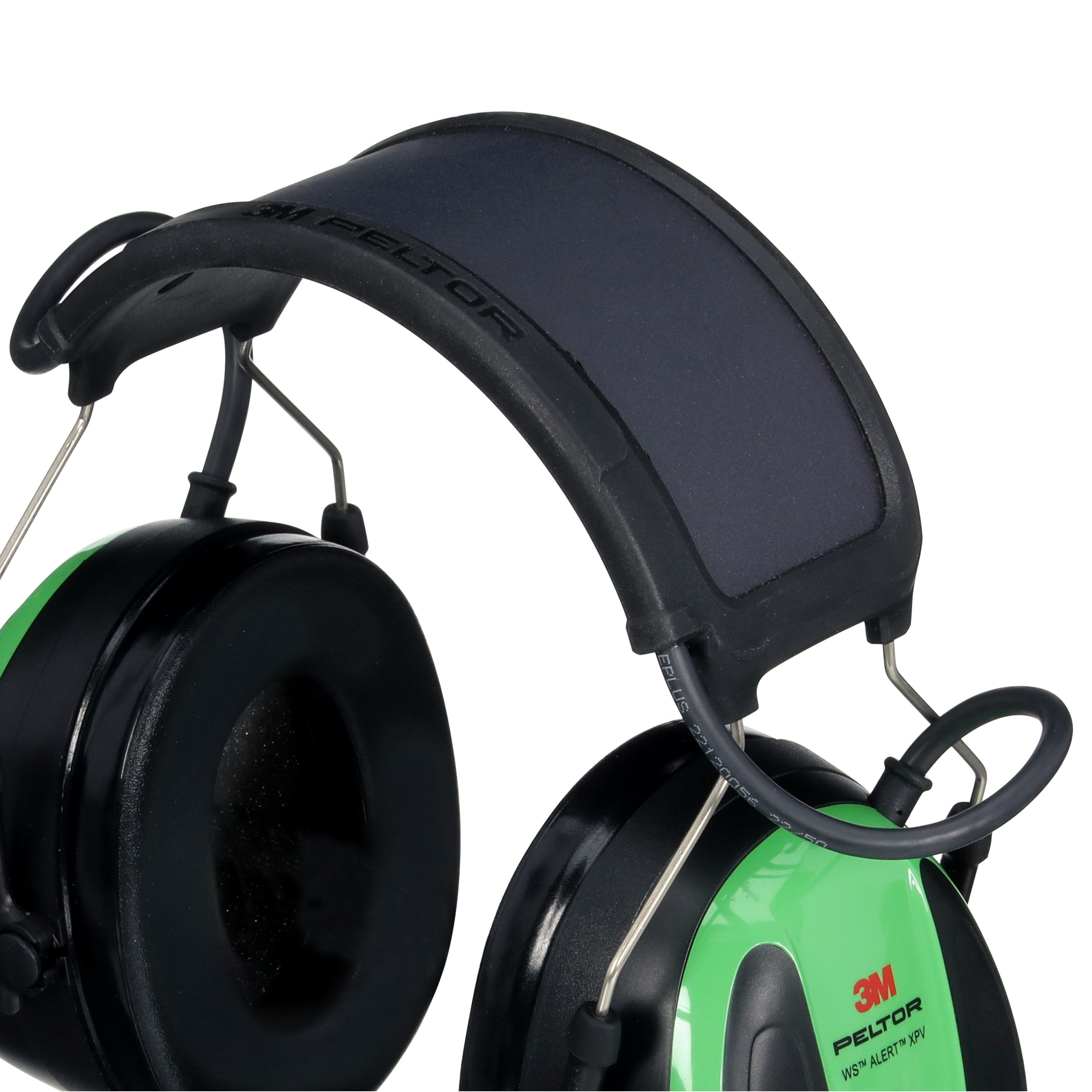 3M™ PELTOR™ WS™ ALERT™ XPV Headset MRX21A1WS7, App, Green, Headband, Solar Powered, MultiPoint Bluetooth, 10 ea/Case 3M