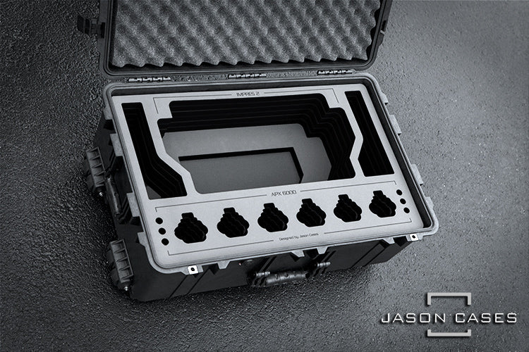Motorola APX 6000 Radio and Charger Traveling Case with Built-In Socket Jason Cases