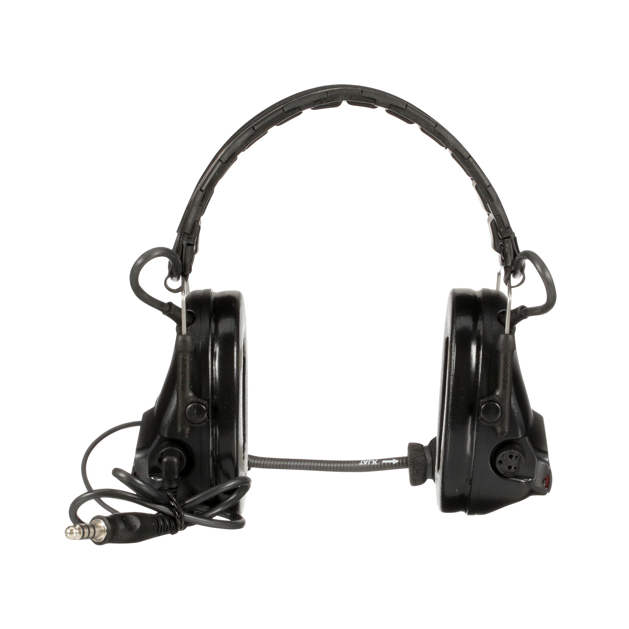 3M PELTOR SwatTac V Headset MT20H682FB-47 SV, Foldable, Single Lead, Standard Dynamic Mic, NATO Wiring, Black 3M