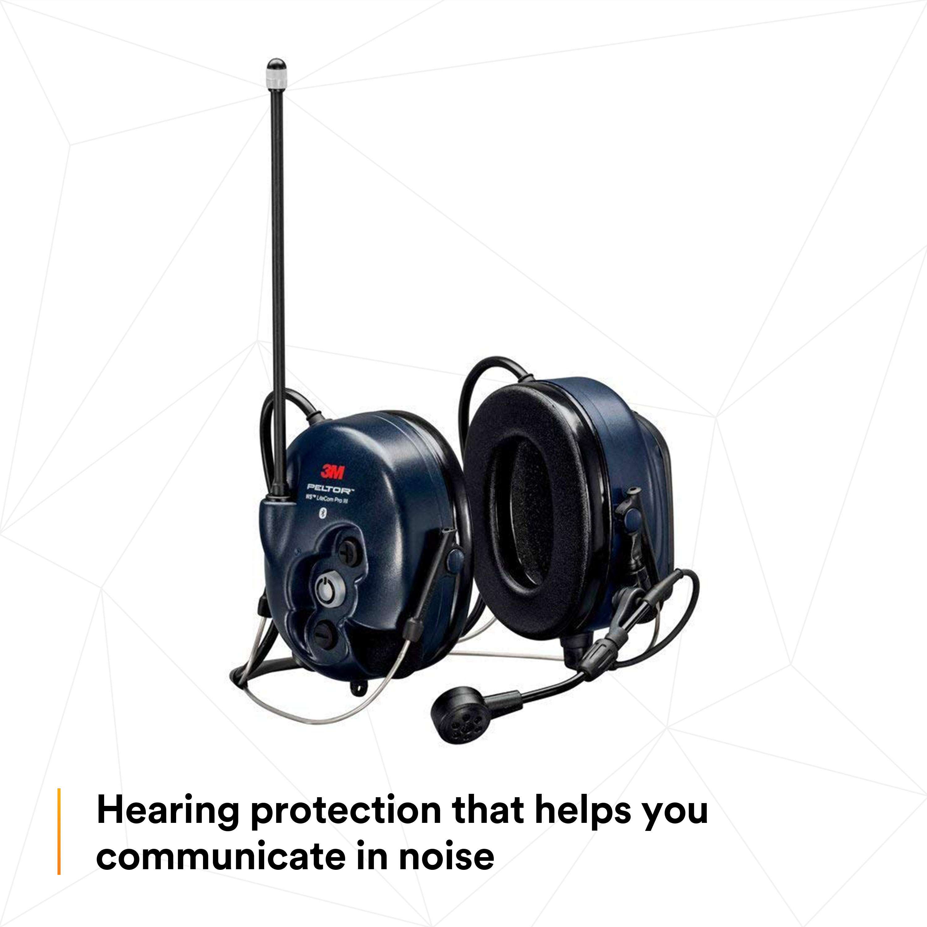 3M PELTOR WS LiteCom PRO III Headset - Neckband - MT73H7B4D10-NA 3M