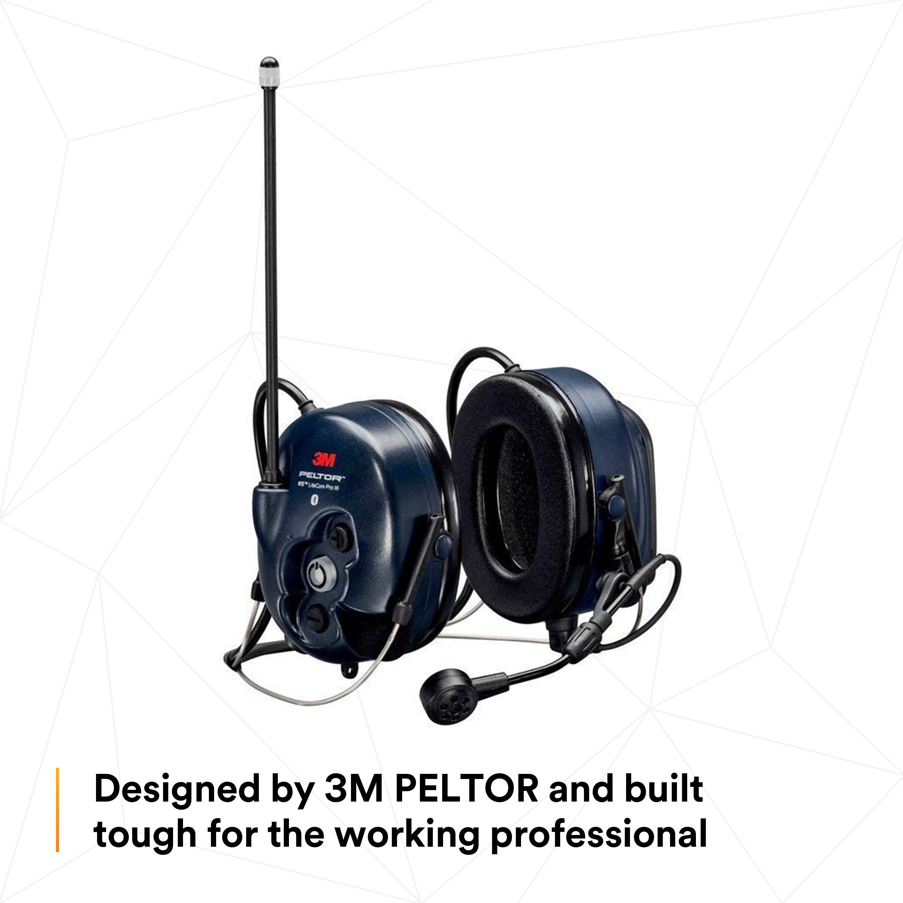 3M Peltor WS LiteCom Pro III Headset - Neckband | 70 Channel Programmable Digital Radio 3M