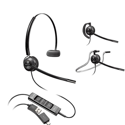 HP Poly EncorePro EP545 USB-A Convertible Headset - Microsoft Teams Certified Plantronics/ Poly
