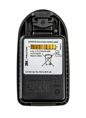 3M Peltor Rechargeable 2150 Mah Li-Ion Battery Pack ACK081B/A 3M