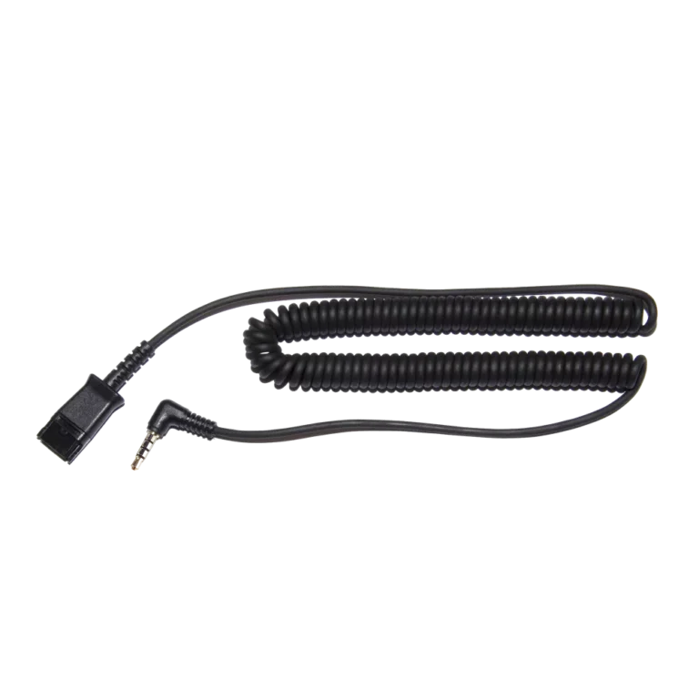 JPL Ear-Hook Headset with HIC-Equivalent Cable & 3.5 mm iPhone/iPad Connector