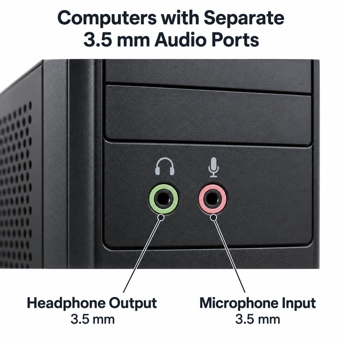 Professional Ear-Hook Headset & PLX QD to dual 3 pole, 3.5mm pin cable