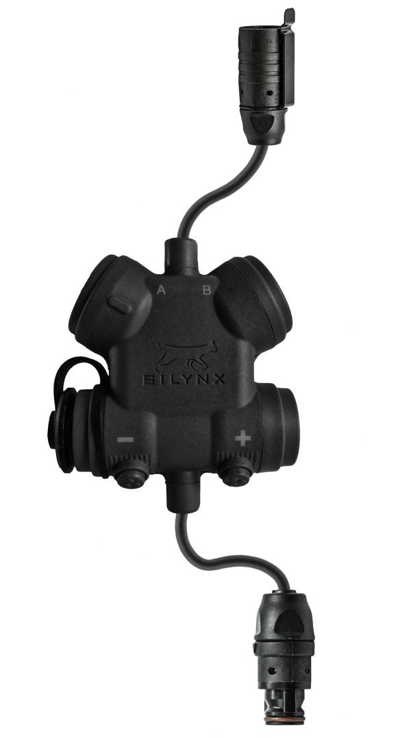 Silynx Clarus IX Control Box, Protego Pro IX Headset and Micro Boom Mic for Motorola XTS Silynx