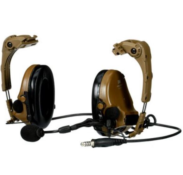 3M Comtac VI NIB Headset IHPS Attachment Coyote Brown 3M