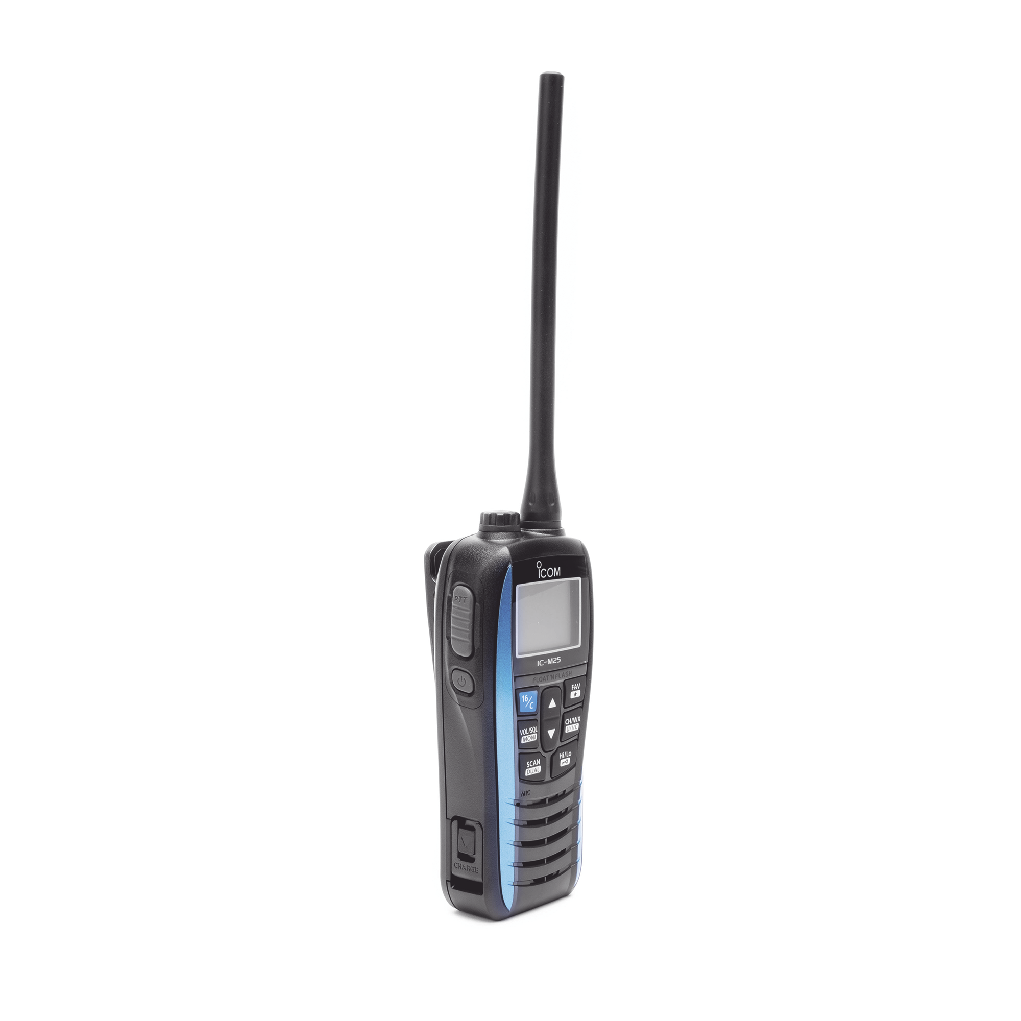 ICOM 5W Floating Marine VHF Handheld Radio – Marine Blue