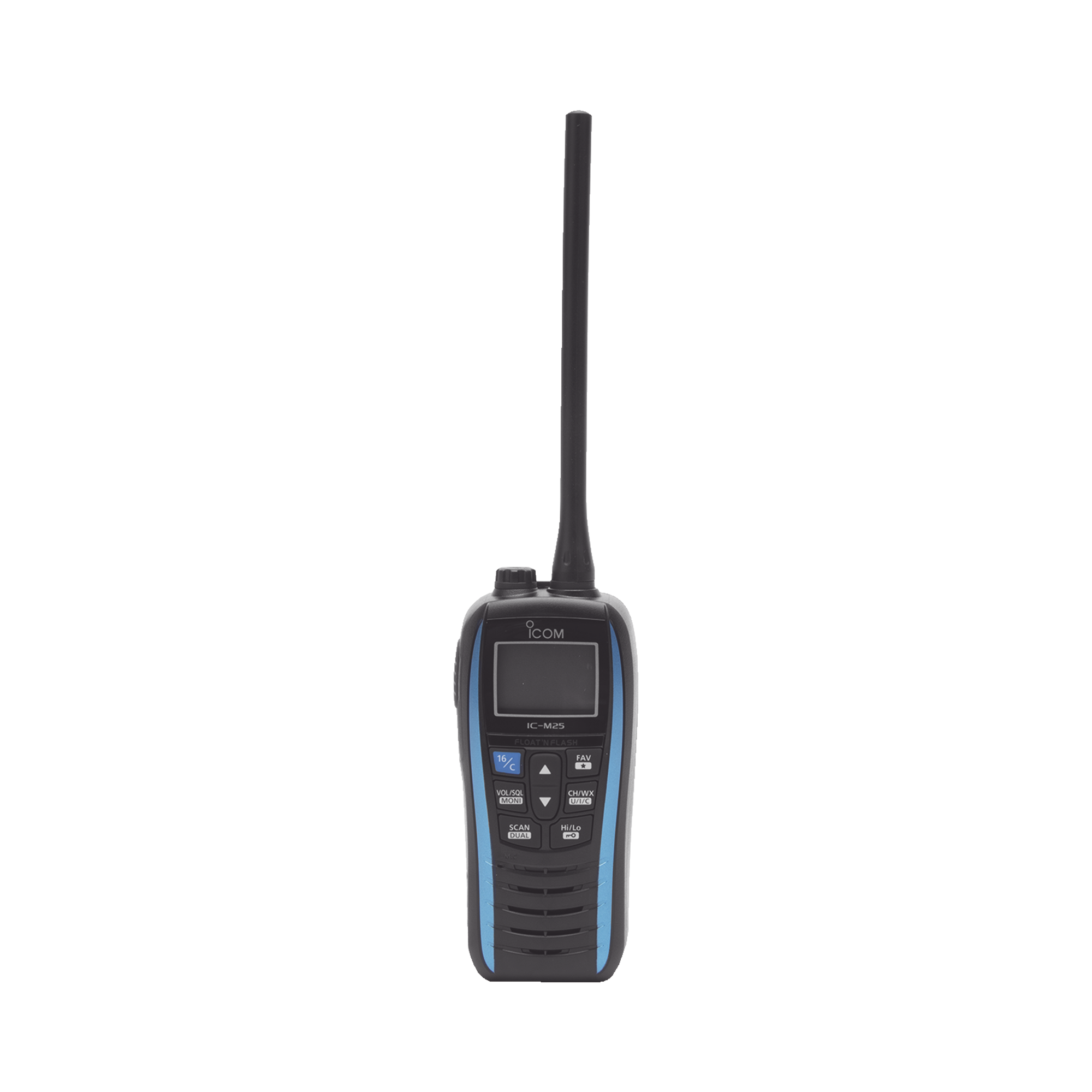 ICOM 5W Floating Marine VHF Handheld Radio – Marine Blue