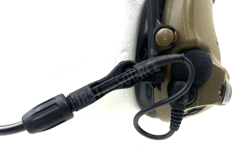 3M PELTOR ComTac VI NIB Headset MT20H682FB-47N CYS, Single DL, Coyote Brown, Headband & ARC, 915 MHz 3M