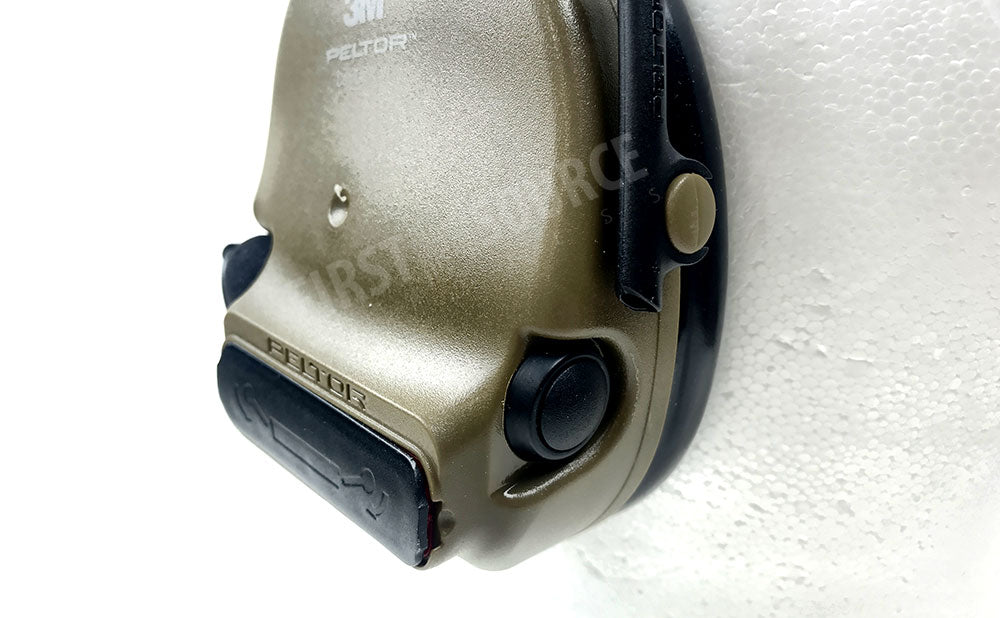 3M PELTOR ComTac VI NIB Headset MT20H682FB-47N CYS, Single DL, Coyote Brown, Headband & ARC, 915 MHz 3M