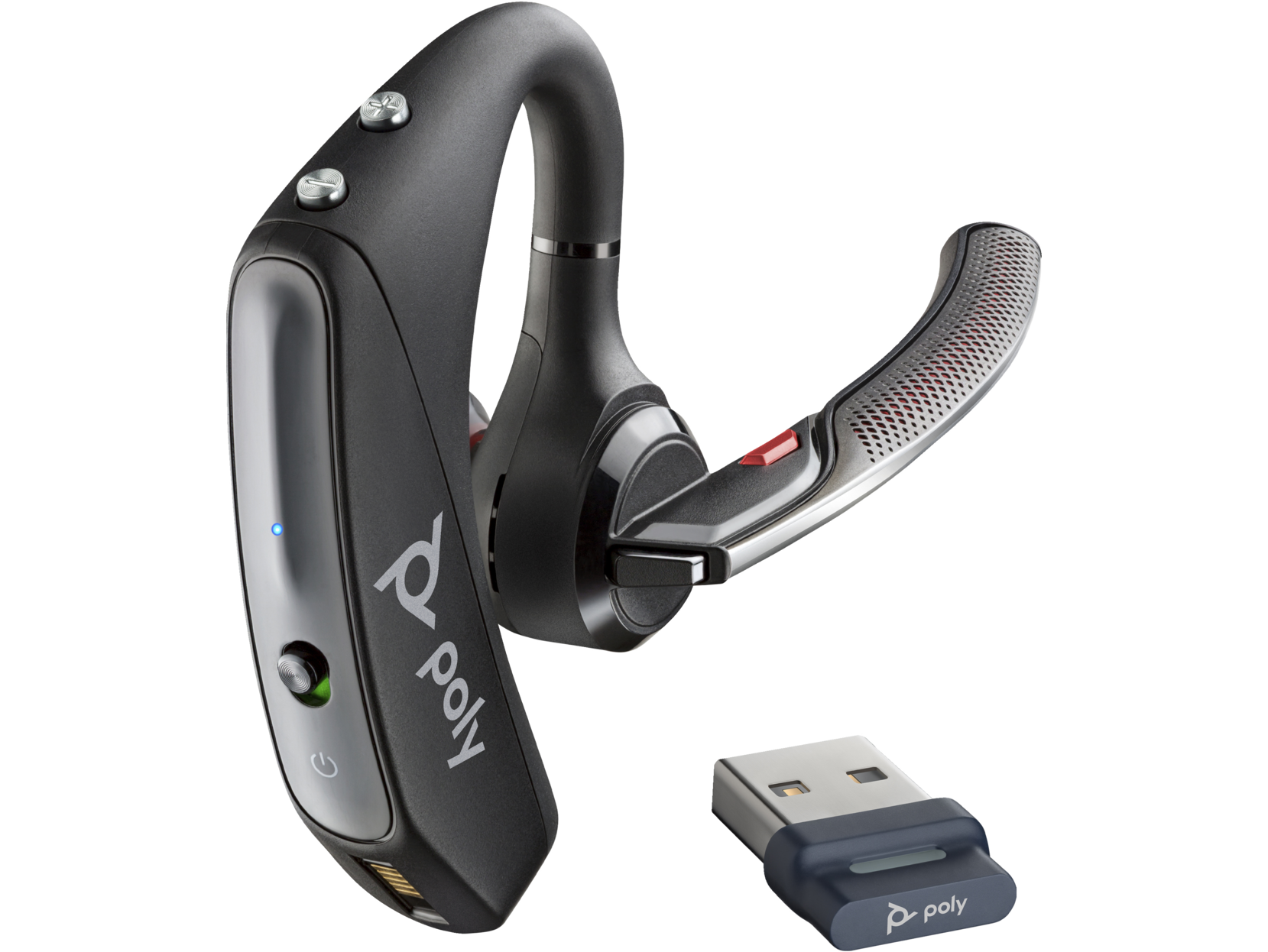 Poly Voyager 5200 UC USB-A Bluetooth Headset +BT700 Adapter Plantronics/ Poly