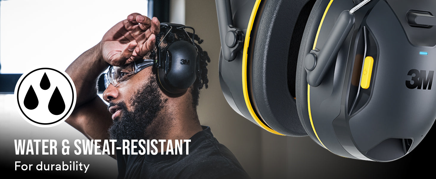 3M™ WorkTunes™ Connect Wireless Hearing Protector with Bluetooth® Technology 90570-DC 3M