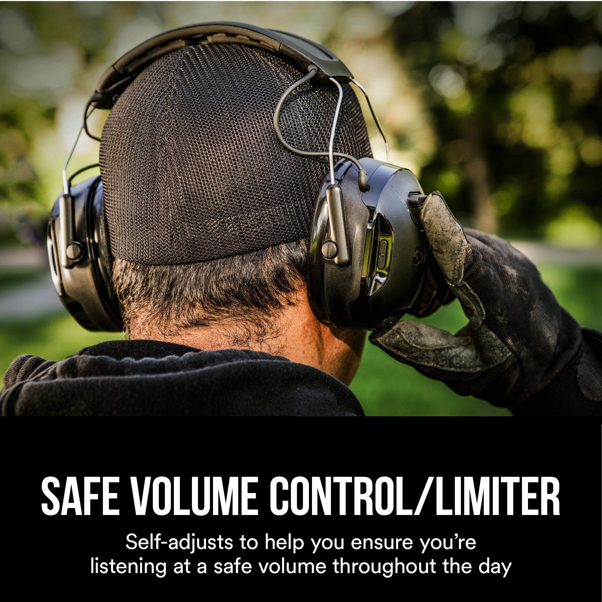 3M™ WorkTunes™ Connect + Solar Wireless Hearing Protector with Bluetooth® Technology 90573-DC 3M