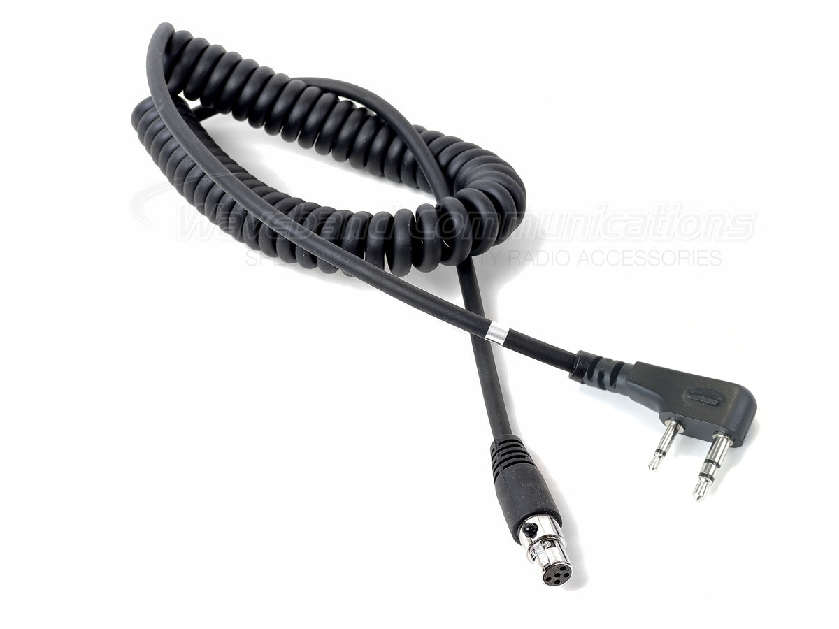 Waveband Dual Muff Headset Cable for Midland Biztalk BR200 Waveband Communications