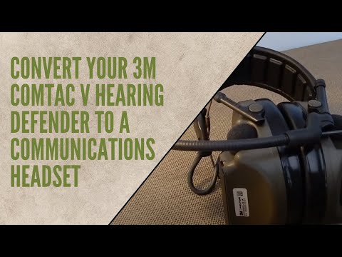 3M Peltor Comtac V Hearing Defender to Comms Conversion Kit 3M Kits