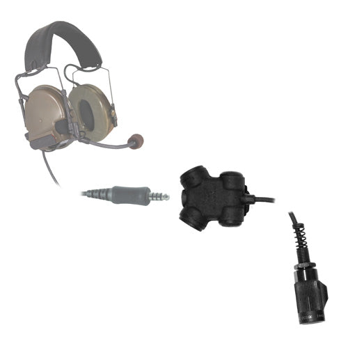 Silynx Push to Talk Adapter for Harris XG-75 Two-Way Radios Silynx