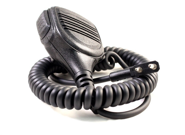 WX-8010-S-P03 Heavy Duty Remote Speaker Microphone for ICOM Two Pin Series Radios Waveband Communications