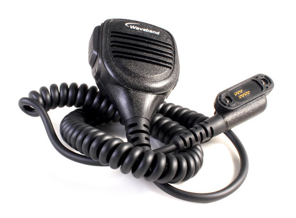 WX-8010-3.5mm-Y5 Rugged Public Safety Speaker Microphone for Vertex Radios. Waveband Communications