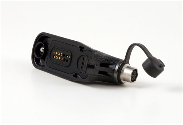 V1-11034 6-pin Hirose adpater for Motorola XPR TRBO series radios. WB# WV-05030 Waveband Communications