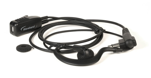 2 Wire Surveillance Kit with Over the Ear Earpiece for Motorola CP Radios Waveband Communications
