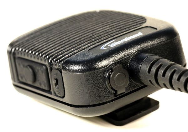 Public Safety Grade Heavy Duty Speaker Mic for HARRIS M/A-COM / TYCO: P5300 Series, P5400 Series, P7300 Series, & XG-75 series potable radios. WB# WX-8000-M4-3.5mm Waveband Communications