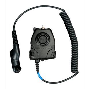 3M Peltor NATO Wired Large Push-To-Talk Adapter for Motorola APX 3M