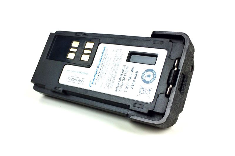 BATTERY FOR MOTOROLA APX4000 - 7.2 V / 2500 mAh / 18.0 Wh / Li-Ion Waveband Communications