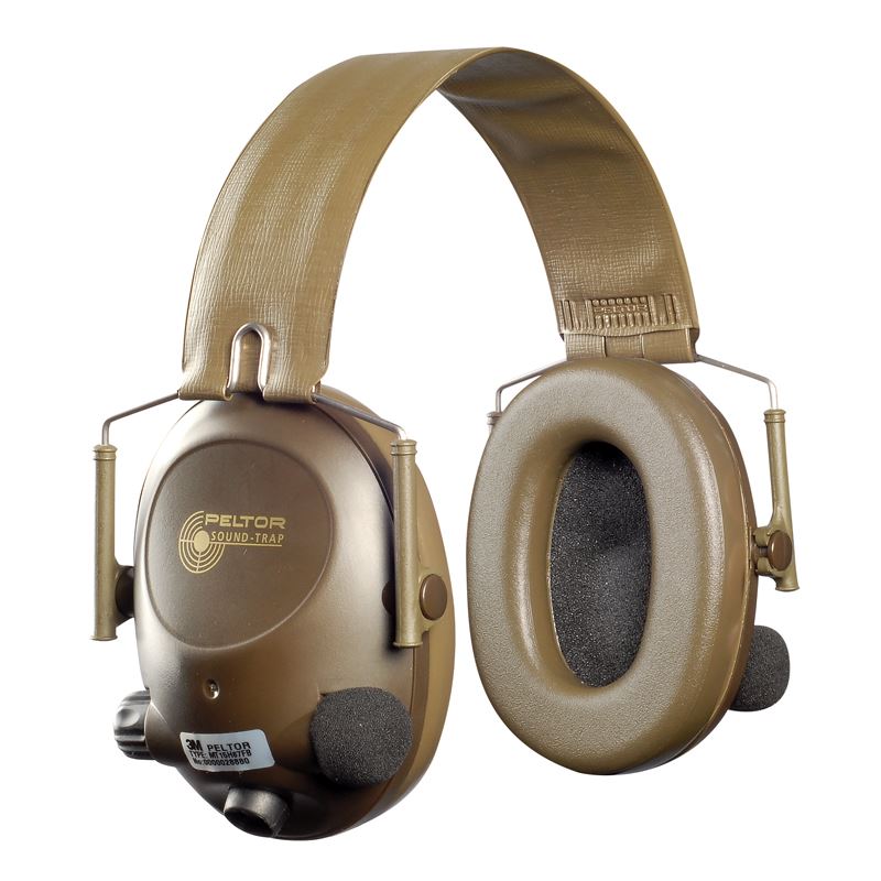 3M MT15H67FB Peltor SoundTrap Slimline Earmuff, Tactical Electronic Headset, Headband 3M