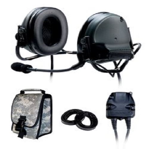 3M(TM) Peltor(TM) COMTAC(TM) III KIT - DUAL COMM- BACK BAND - FOLIAGE GREEN - RADIOS: AN/PRC-148, AN/PRC-152, AN/PRC-117, AN/PRC-119 3M
