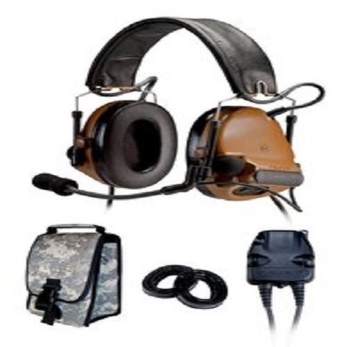 3M(TM) Peltor(TM) COMTAC(TM) III KIT - DUAL COMM - HEADBAND - COYOTE BROWN- RADIOS: AN/PRC-148, AN/PRC-152, AN/PRC-117, AN/PRC-119 3M