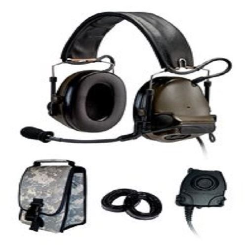 3M Peltor COMTAC III ACH KIT - SINGLE COMM - HEADBAND - O.D. GREEN- RADIOS: AN/PRC-148,AN/PRC-152, AN/PRC-117, AN/PRC-119 3M