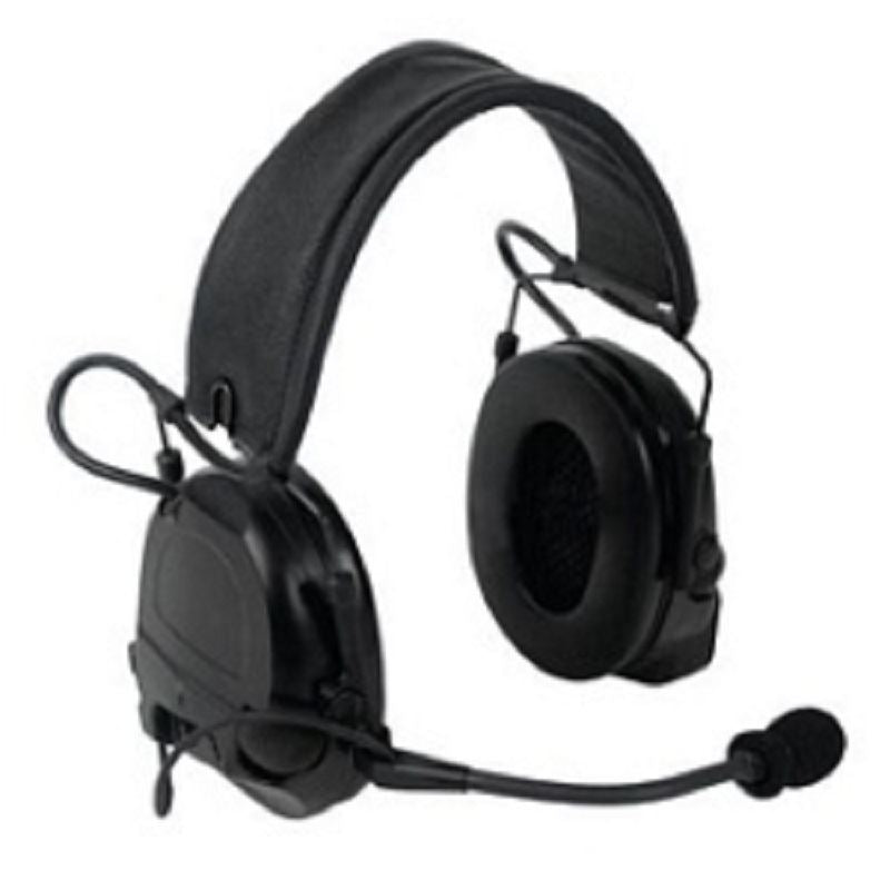 3M PELTOR ComTac ACH Communication Headset MT17H682FB-49 CY, Dual Comm, Single Downlead, Flexi Boom Mic, Coyote Brown 1 EA/Case 3M