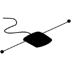 Pulse Larsen KGI825 Interior Glass Mount Antenna - 806-896 MHz 2dBi Dipole No Connector Larsen/Pulse Electronics