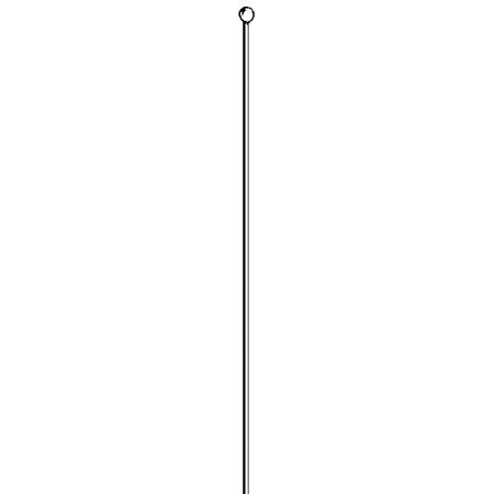 Larsen W490 Whip, 5/8 Wave, 27 - 174 MHz, .100 Dia Stainless Whip, 49€� Larsen/Pulse Electronics