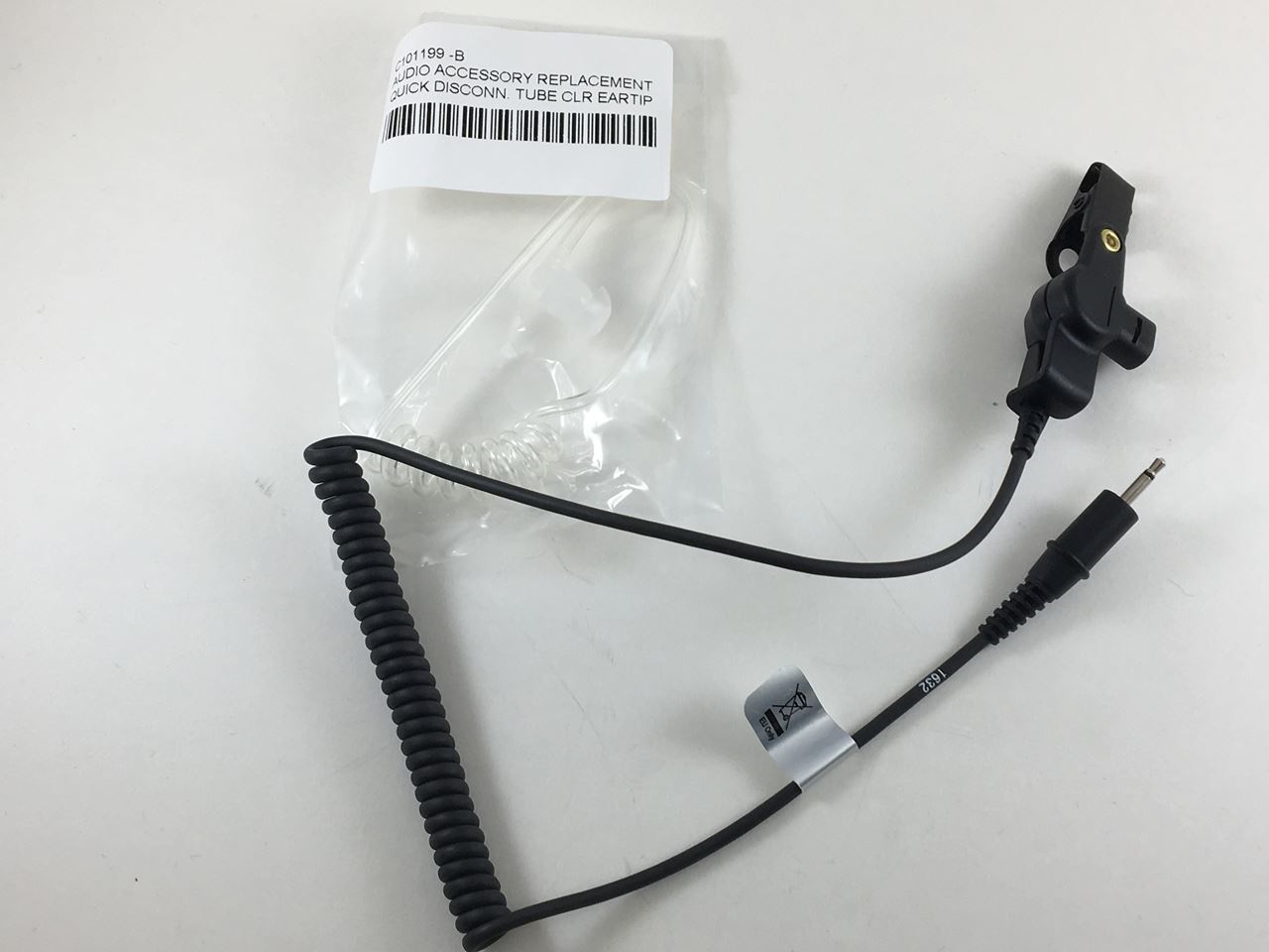 Harris 2.5mm Earphone Cable Assembly with Acoustic Tube Earpiece Harris/L3