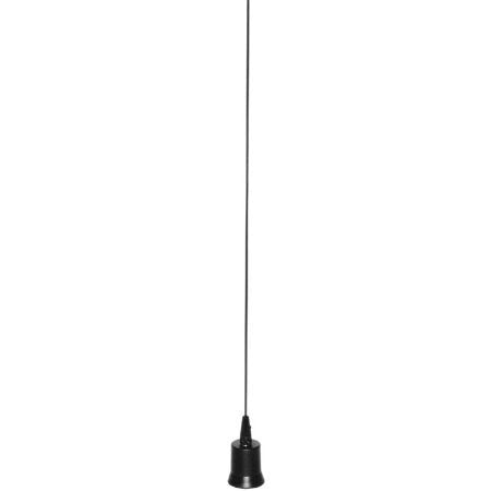 Pulse Larsen NMOWB150B VHF 135-174 Mhz Wideband 1/2 λ Whip Antenna and Base Coil - Black Larsen/Pulse Electronics