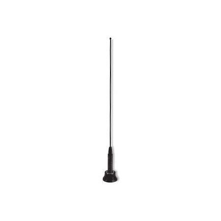 Pulse Larsen NMOWBQC VHF 150-170 Mhz Wideband 1/4 λ Whip Antenna and Base Coil - Chrome Larsen/Pulse Electronics