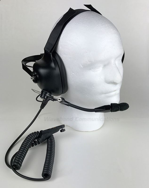 Noise Cancelling Headset for Motorola XPR 7350 Series Portable Radio Waveband Communications