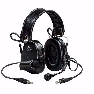 Black 3M PELTOR Swat-Tac VI NIB Dual Comm Headset, Single Freq, 915 Mhz, MT20H682FB-19N SVS 3M
