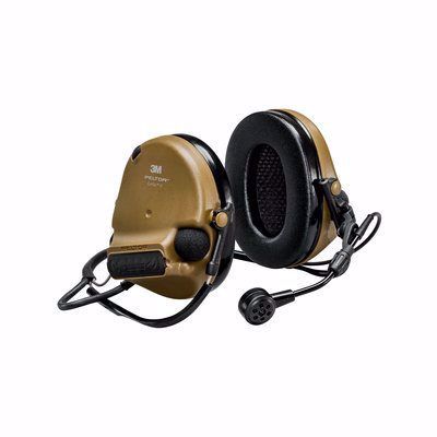 Coyote Brown 3M ComTac VI NIB Hearing Defender No Comms Backband Headset 3M