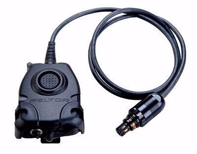 3M Peltor Push to Talk (PTT) Adapter to AN/VIC-3 Intercom System FL5601-09 3M