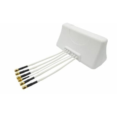 Pulse larsen RAZ62312MM Razorback Magnetic Mount - White, 6 Port