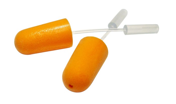 3M 1100 Probed Test Earplugs 393-2010-50, 10 Pair/Bag, 5 Bags/Case, 50 Pair/Case 3M