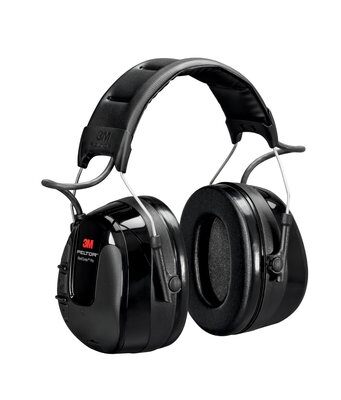 3M PELTOR WorkTunes Pro AM/FM Radio Headset, Black, Headband 3M