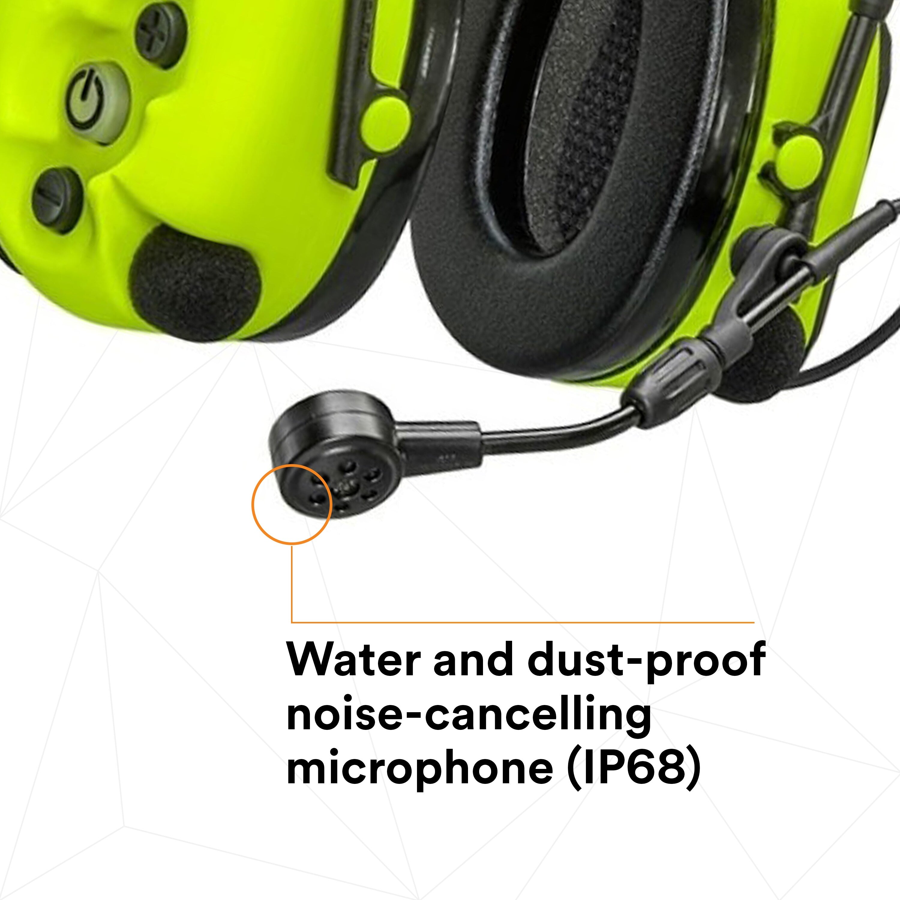 Push-Back Operator Wireless Communication Headset System 3M